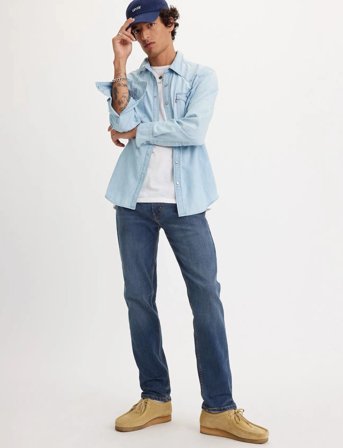 Levi's 502 Taper Panda - Blue - 30 x 34