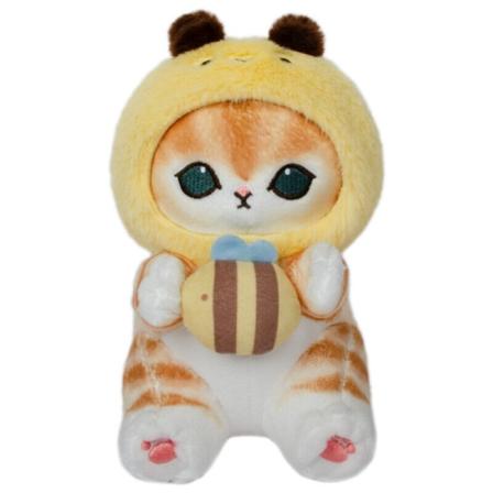 Mofusand Cat Forest -sarjan pehmolelu Pehmeä PP-puuvilla Täyte Ihastuttava Piirretty - Bee