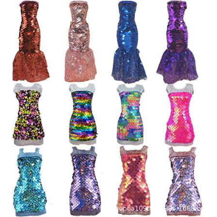 12 stykker moderigtigt 11,5-tommer dukketøj til piger 30cm