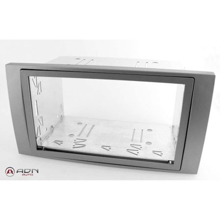 Installationskit 2-Din - Ford - Fiesta Focus C-Max S-Max Kuga Mondeo Galaxy - Silver - 2006+