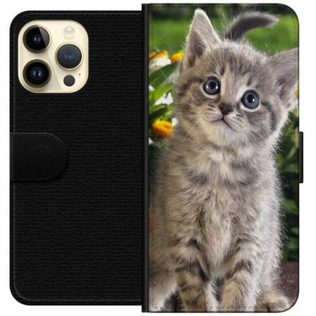Apple Iphone 14 Pro Max Plånboksfodral Cat