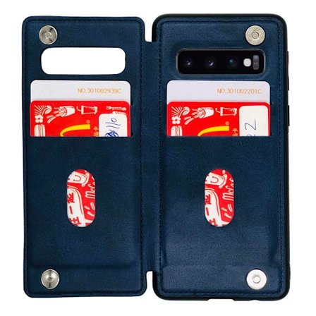 Samsung Galaxy S10 Plus - Praktiskt Skyddande Skal Kortfack