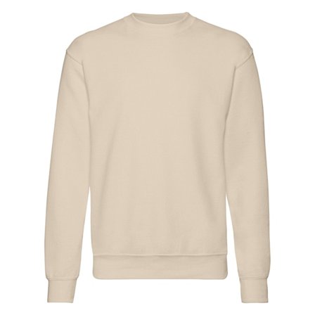 Fruit Of The Loom Herr Set-In Belcoro Garn Sweatshirt L Natura