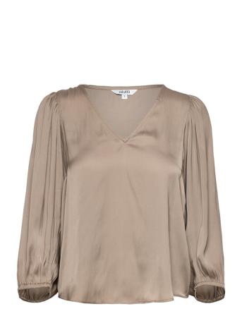 Antoni-M Bluse Langermet Brun MbyM*Betinget Tilbud