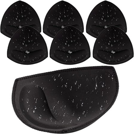 Vandtætte BH-indlæg til badedragt, aftagelige