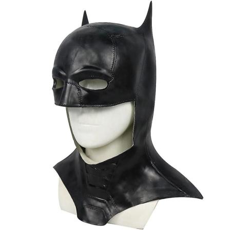 Batman-hjelmmasken Bruce Wayne Cosplay-hodeplagg Latex-kostyme Halloween #5