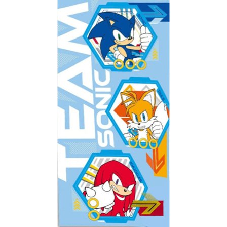 Sonic the Hedgehog Badhandduk - Team Sonic the Hedgehog Strandhandduk 70x140cm