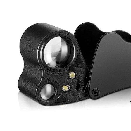 Koru suurennuslasi valaistu koruseppien silmä suurennuslasi 30X 60X silmukka