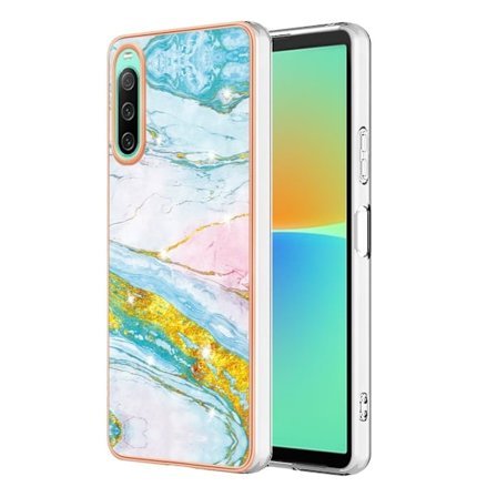 Marmormotiv Sony Xperia 10 IV skal - Grön Marmor