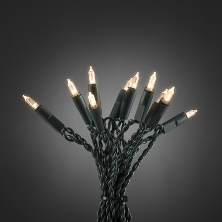 Konstsmide 6306-120 Lysslynge varmhvit LED, grønn kabel 29,85 m, Belysning