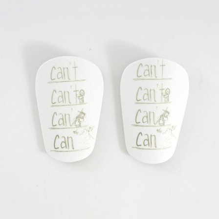 1 Pari Mini Shin Padit Jalkapallo Shin Guards XSWHITE VALKOINEN