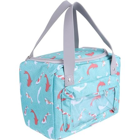 1 PC (Tält) Folieisolerad Strandväska Tote Bag Kvinnor Pärlbomull