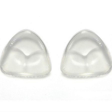 2x Silikoni Geeli Rintaliivit Rintojen Muotoilijat Bikini Push Up Pehmusteet Kanafilee Lisäkkeet (Ruipei)