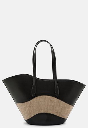 Liffner Tulip Shoulder Bag Medium Black/Beige Vaatteet