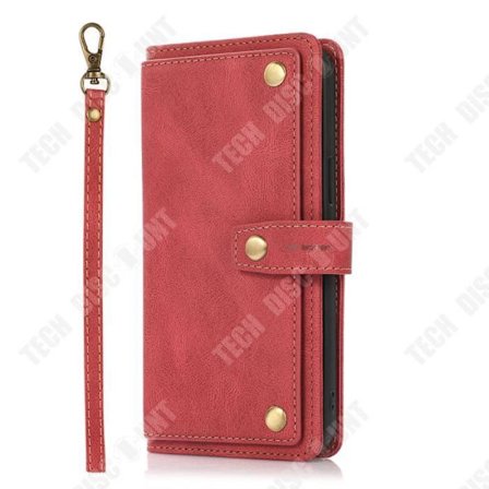 Telefontui - TD - iPhone 14 - PU+TPU läder - Stötsäker - Slitstark