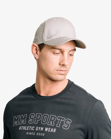 MM Sports Baseball Cap, Smoked Grey, Treningsklær & Sko, Tilbehør, Lue & Caps