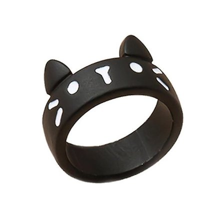 Elegant Sort Kat Ring Kvinders Bryllups Smykker Til Kvinder Søde Pigegaver