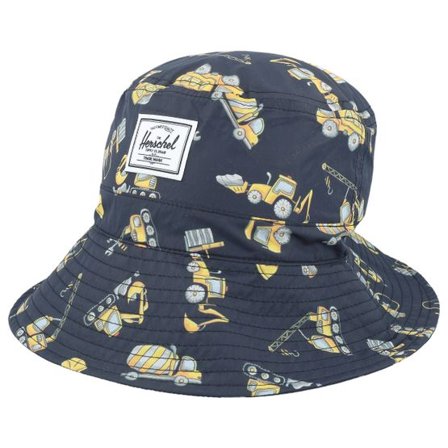Herschel - Svart bucket Hatt - Kids Beach Uv Construction Site Black Bucket @ Hatstore
