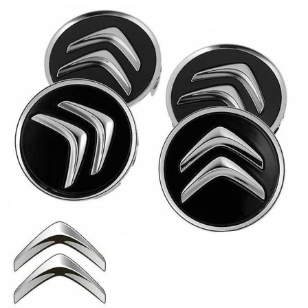 4 kpl/setti 60mm Citroen pyörän keskiökeskiöt