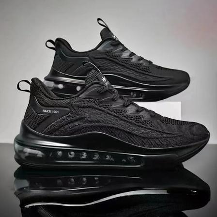 Herre Løbesko Luftpude Herre Forår Og Efterår Nye Trendy Åndbar Blød Bund Herre Casual Sneaker B 45