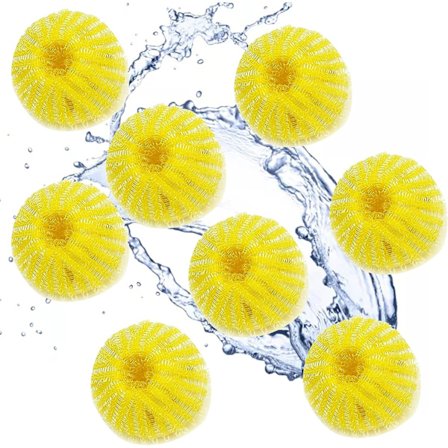 Vaskemaskin Ball Anti Hår Vaskemaskin for Fjerning av Dyrehår, 8 Stk Lint Remover for Vaskeri, Gjenbrukbar Vaskemaskin Ball, Dyrehår Catcher 