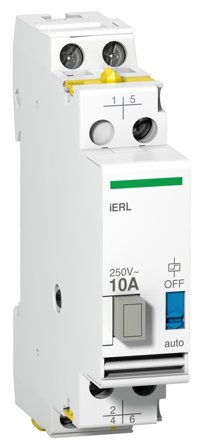 Schneider Electric A9E15535 Arbeidsstrømsrelé 10 A, 240 V, SL+VX, Elfordeling & strømforsyning