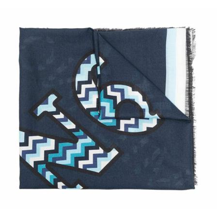 Missoni - Halsdukar - Blå - Herr - Storlek: One Size, Herr, Storlek: ONE SIZE