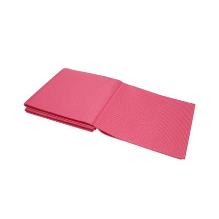 Yogamatte, sammenleggbar, reisematte for trening, treningsmatte, sklisikker treningsmatte for alle typer yogaøvelser på gulvet