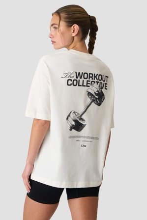 Everyday Oversized Cotton T-Shirt Ivory