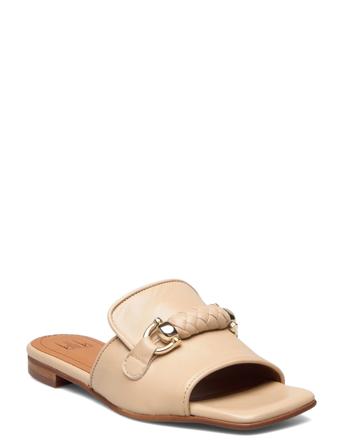 A4098 Shoes Summer Shoes Flat Sandals Beige Billi Bi*Betinget Tilbud