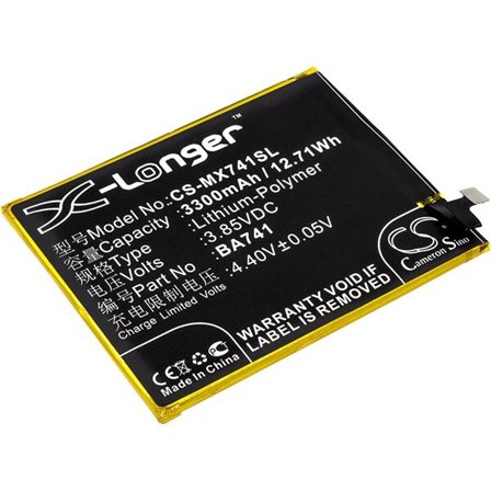 Batteri for SmartPhone, Mobil for Meizu E2, E2 Dual SIM, E2 Dual SIM TD-LTE og andre.