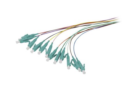 SYNERGY LWL-Pigtail-LC 50/125u, 2mtr. OM3, 12-Pack, farbig, Synergy 21,