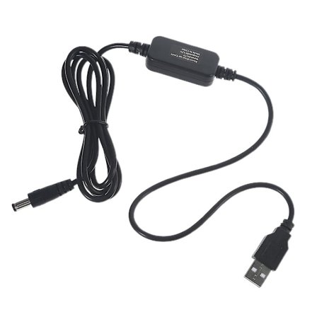För DC 5V Till För DC 12V USB Spänningsomvandlare Kabel Sladd