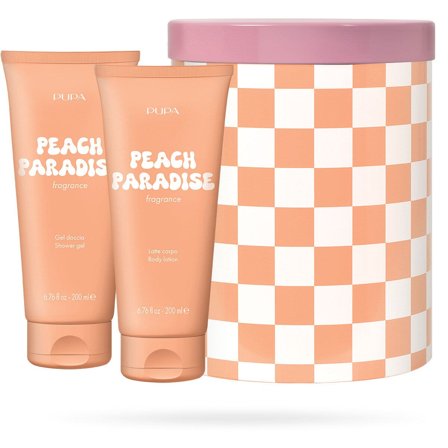 Pupa Happy Box Kit Peach Paradise Gel Doccia 200ml + Latte Corpo