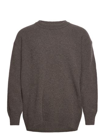 M. Carl Sweater Neulepaita Pyöreä Kaula-aukko Ruskea Filippa K