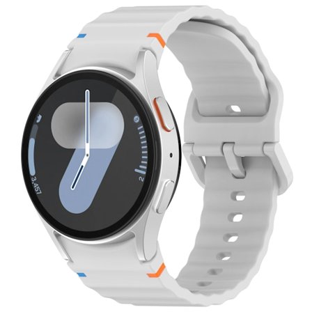 Silikonarmband för Samsung Galaxy Watch 7/FE/6/5/4 44mm 40mm 5 Pro Vågarmband för Galaxy Watch 6 Classic 47mm 43mm Klockarmband