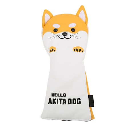 Golfklubbs Huvudskydd Söt Djurform Träskyddande Huvudskydd Nr 1 Gul Vit