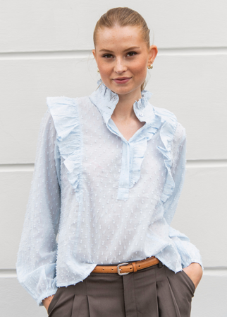 MISSMAYA - Maya Blouse Light Blue - XS