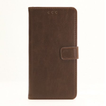 Sony Xperia XA Crazy Horse Texture Wallet Cover DarkBrown