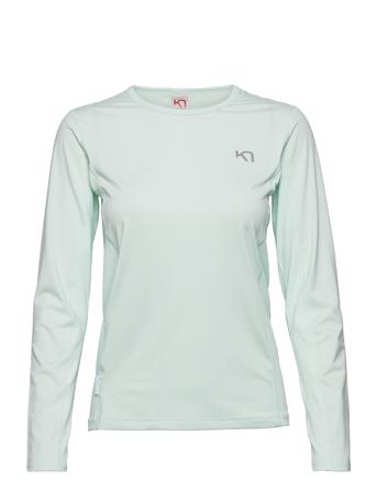 Nora Ls Langærmet T-shirt Blå Kari Traa