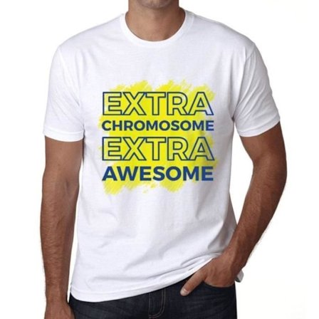 T-tröja för män Down Syndrome Extra Kromosom Extra Awesome – Down Syndrome Extra Kromosom Extra Awesome – T-shirt