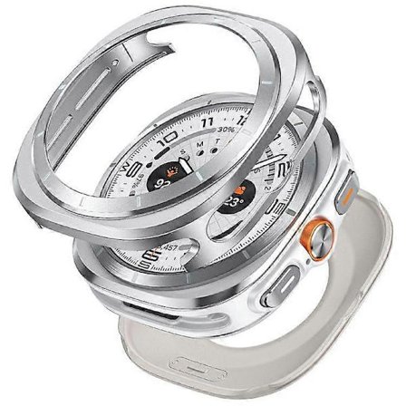 Beskyttende etui til Samsung Galaxy Watch Ultra 47mm, Aluminiumlegering PC Urkofanger