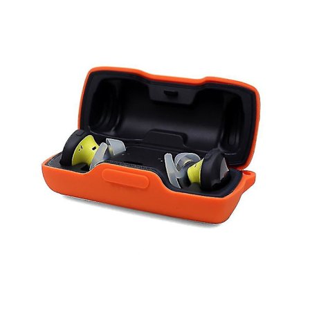 Silikonebeskyttende etui kompatibel med Bose Soundsport Free(Orange)