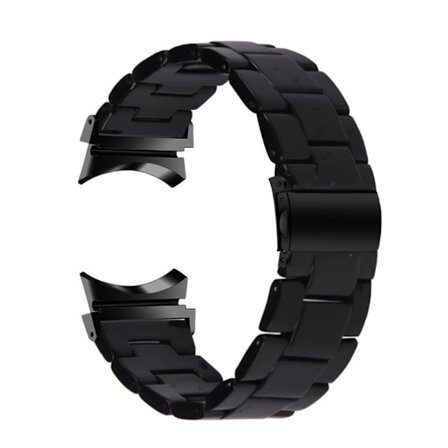 Samsung Galaxy Watch 5 / 5 Pro / 4 klockarmband i resinstil - Svart