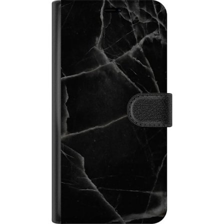 Kompatibelt Lommeboketui til Motorola Motorola Moto G34 Svart marmor