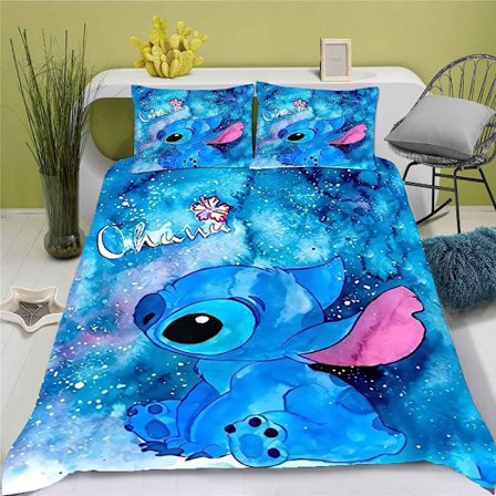 Wish Stitch 3D-tryckt sängklädesset i tre delar, storlek 5