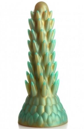 Stegosaurus Spiky Reptile Silicone Dildo 19 cm - Woome.pl