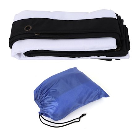 Utomhusfilmduk 100 tum Vikbar Antiskrynkla 16:9 Portabel Skärm för Hemma Bio