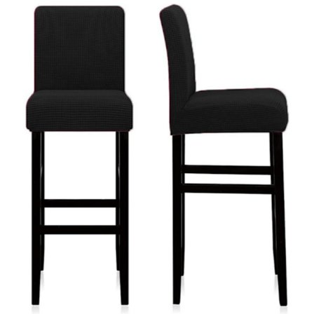 Rutiga Barstolsöverdrag, Stretch Bar Diskbänksstolsöverdrag