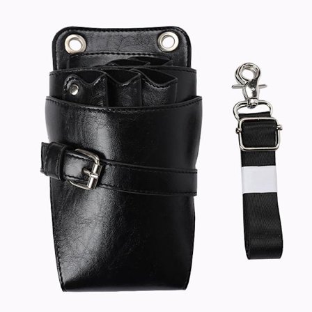 Saks taske bælte, læder frisørtaske hylster salon barber frisør værktøjstaske til kamme, clips julegave og nytårsgave